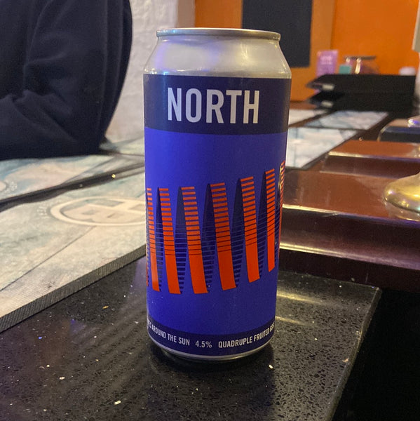 8x round the sun - 4.5% Quad. Fruited Gose - North Brew - 440ml can