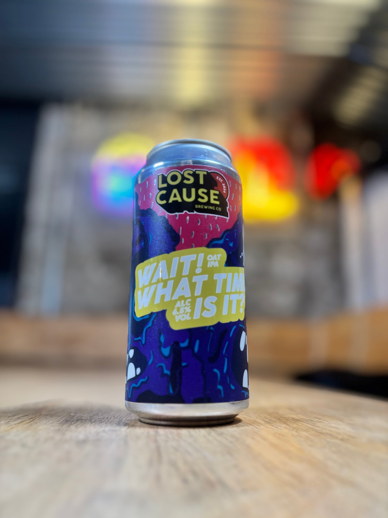 Wait, What Time Is It? - 7% IPA - Lost Cause Brewing Co - 440ml can