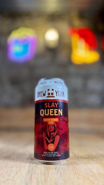 Slay Queen, 5.8% WCIPA from Brew York in a 440ml can