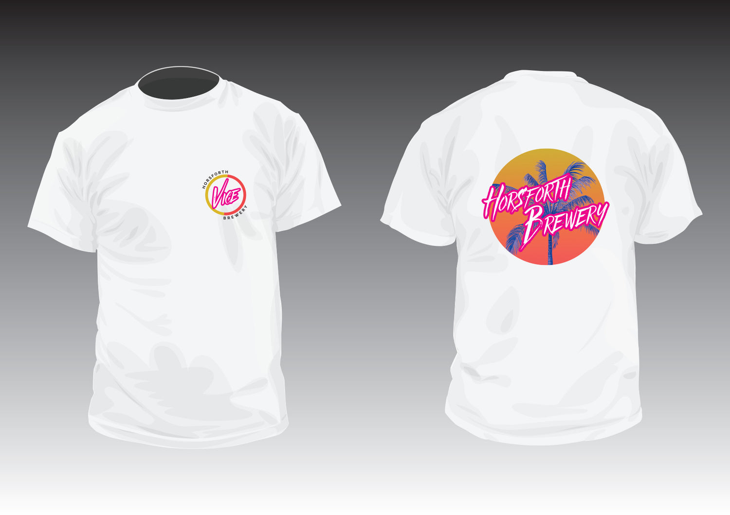 Horsforth Brewery Vice T-Shirt - White