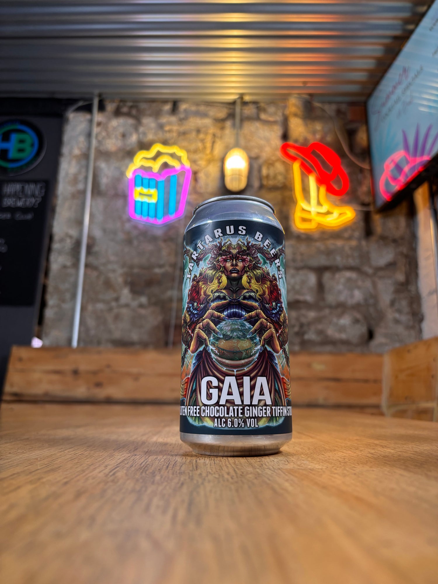 Gaia - 6% Chocolate Ginger Tiffin Stout - Tartarus - 440ml can