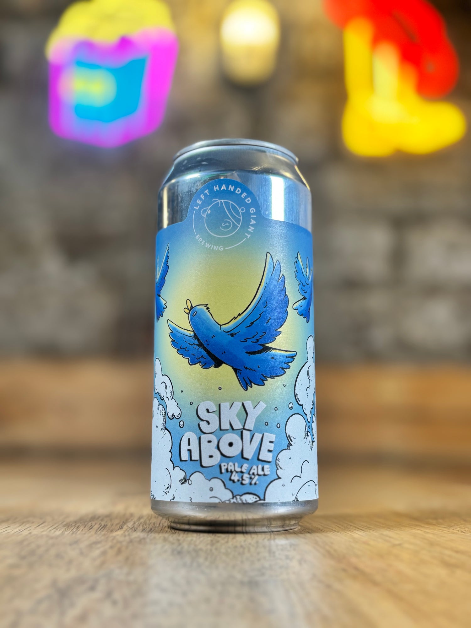 Sky Above, 4.5% GF session pale from Left Handed Giant Brewing in a 440ml can