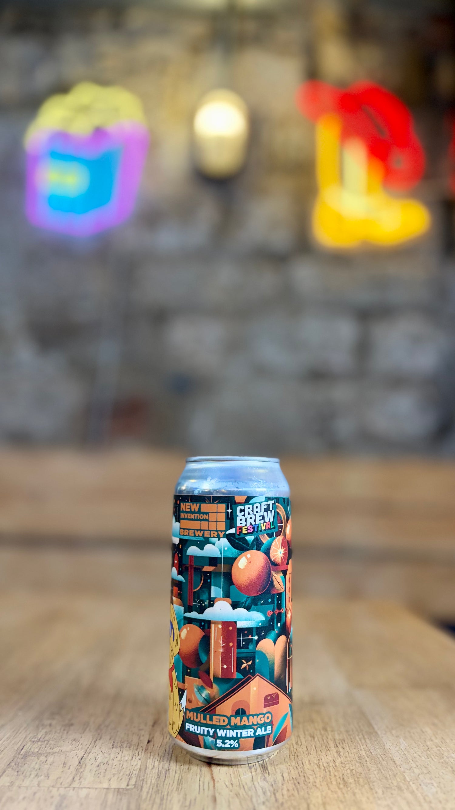 Mulled Mango - 5.2% Fruity Winter Ale - New Invention Brewery - 440ml Can