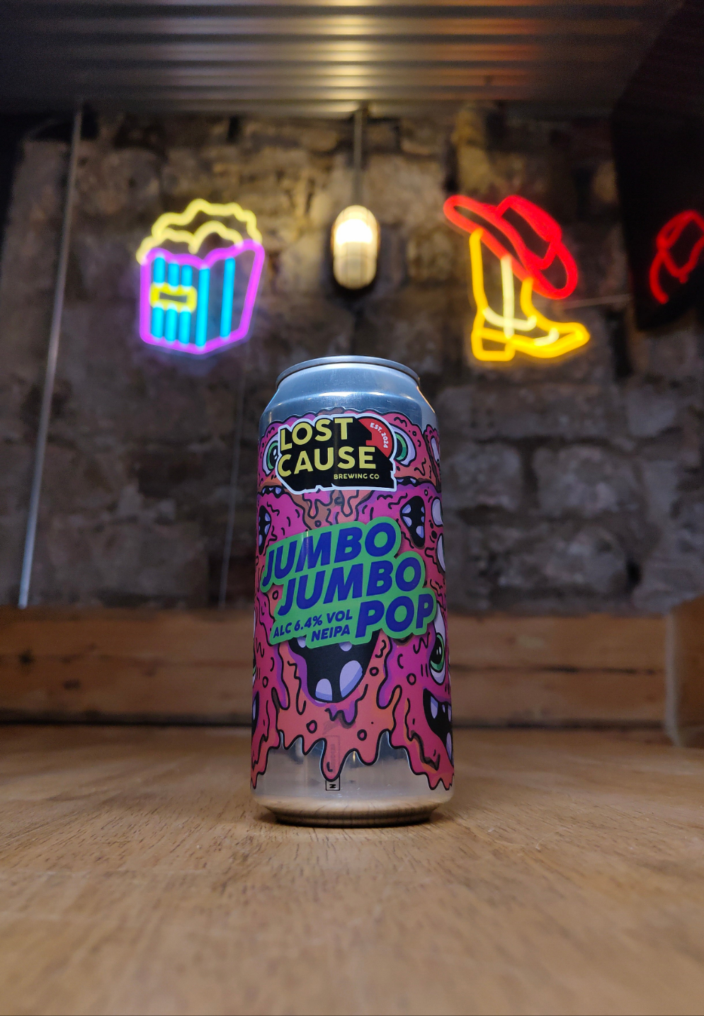 Jumbo Jumbo Pop - 6.4% NEIPA - Lost Cause Brewing Co - 440ml can
