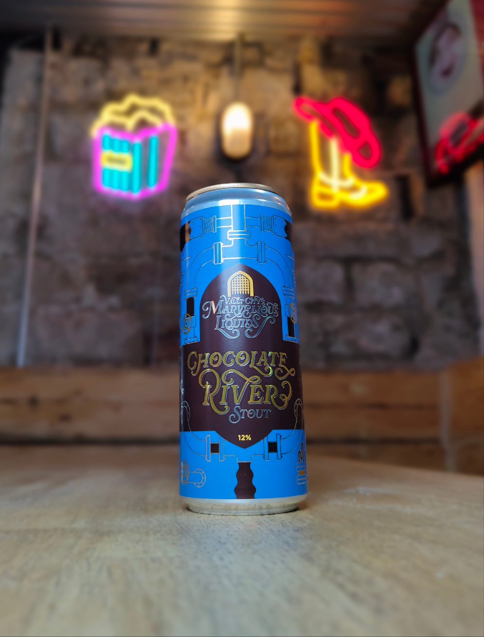 Chocolate River Stout  - 12% Extraordinary Stout - Vault City - 330ml can