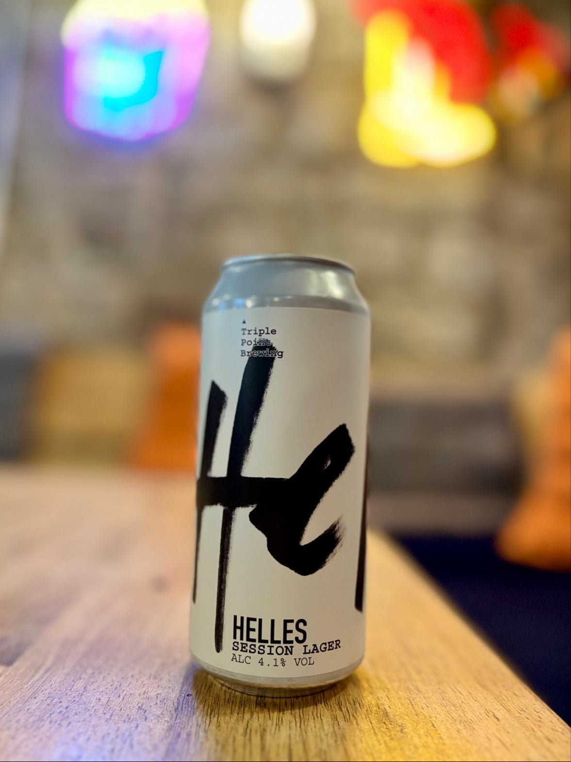 Helles - 4.1% Session Lager - Triple Point Brewing - 440ml can