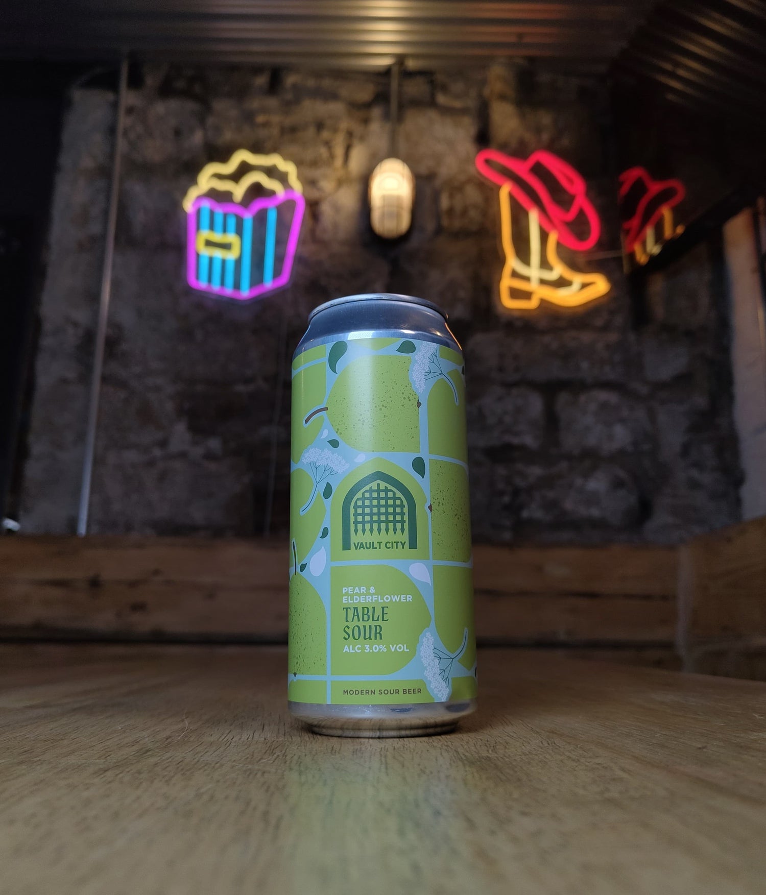 Pear & Elderflower - 3% Summer Table Sour - Vault City - 440ml can