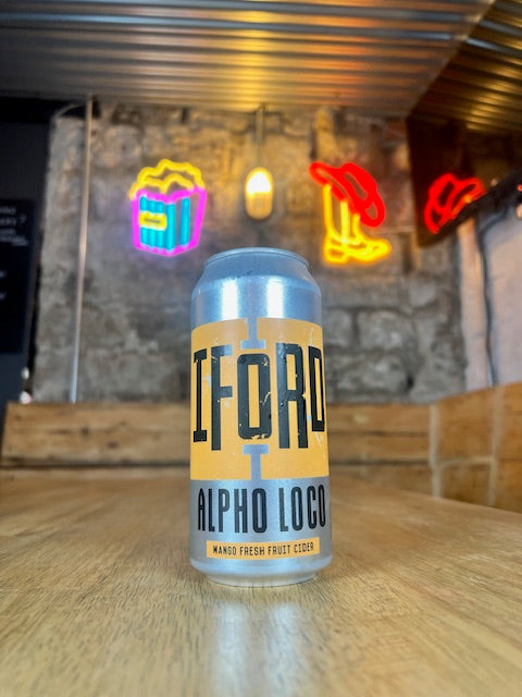 Alpho Loco - 4% Mango Cider - Iford Cider - 440ml can