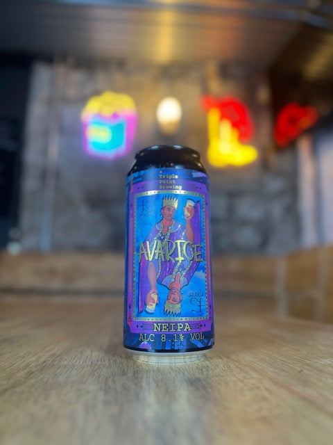 Avarice - 8.1% NEIPA - Triple Point Brewing - 440ml can