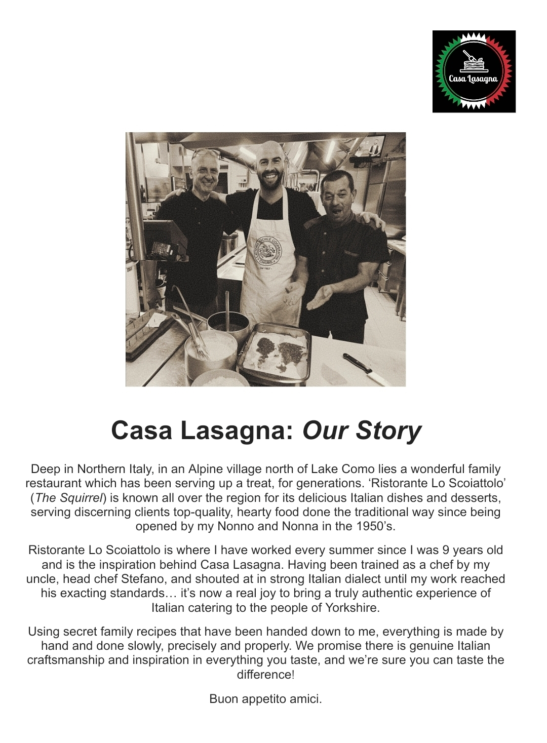 Lasagne Party!