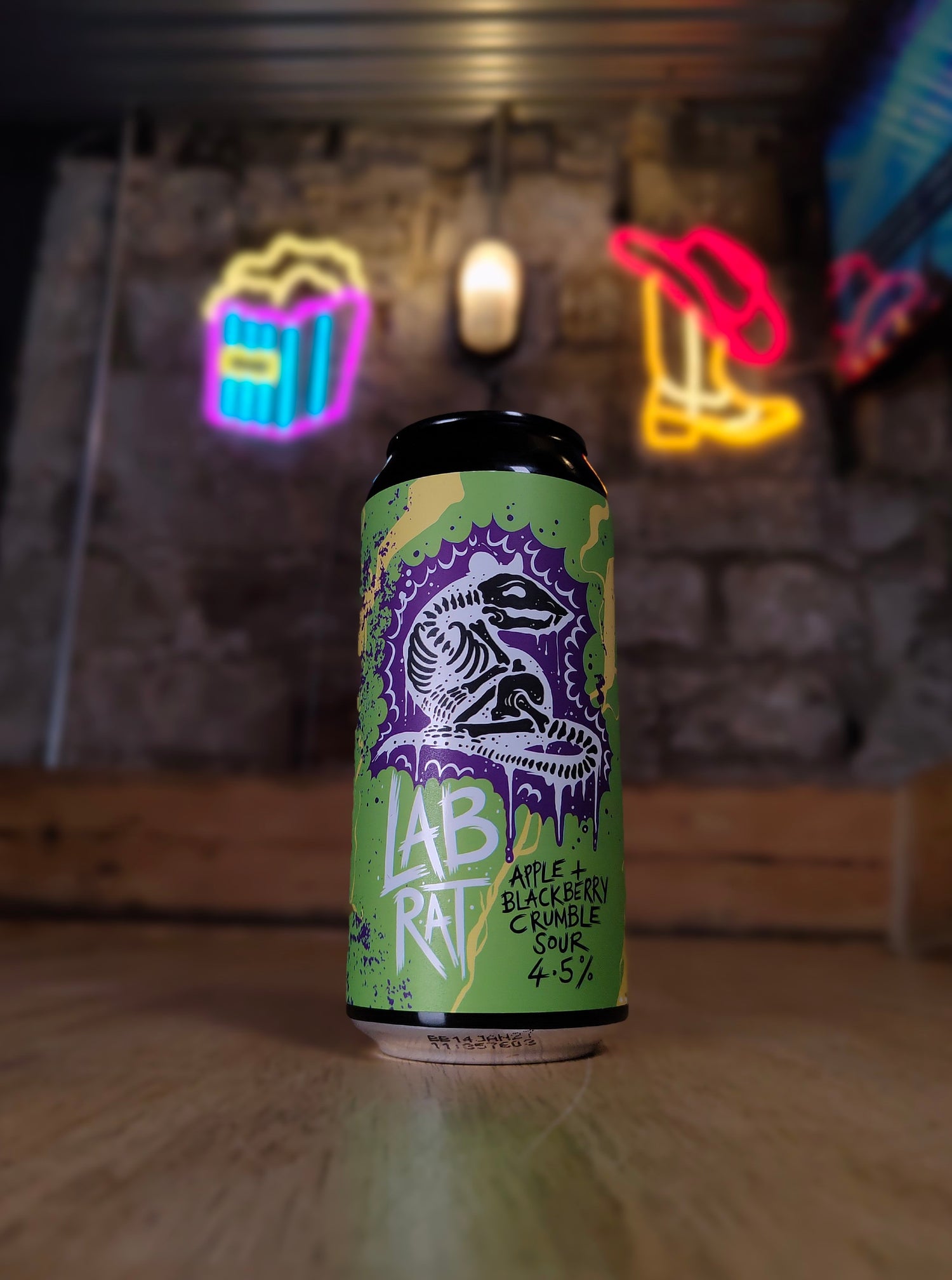 Lab Rat - 4.5% Apple & Blackberry Sour - OSSETT - 440ml Can