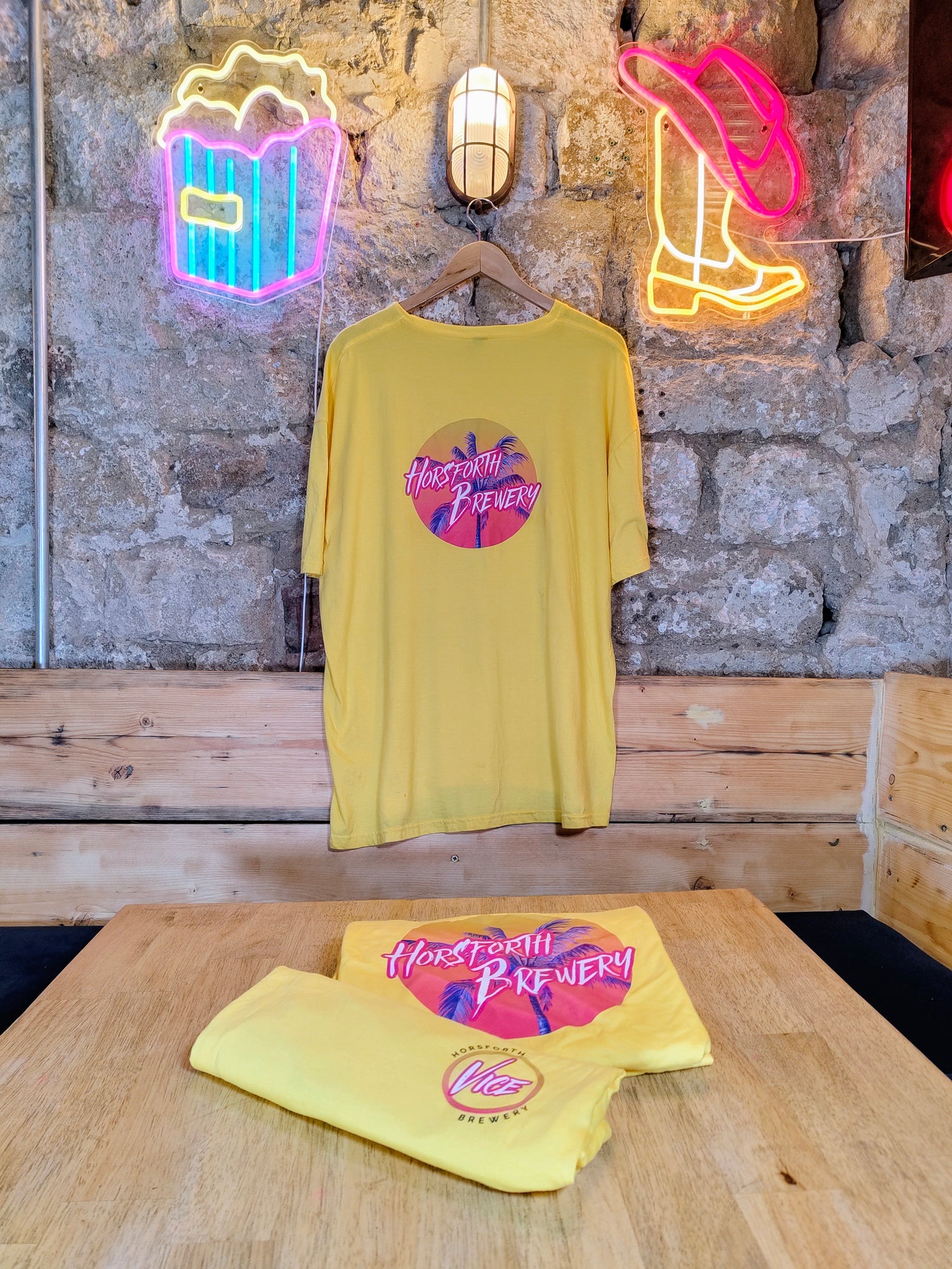 Horsforth Brewery Vice T-Shirt - Yellow