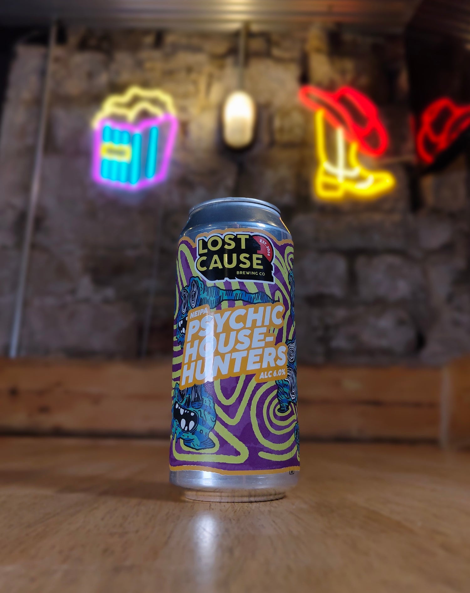 Psychic Househunters - 6% Hazy IPA - Lost Cause Brewing Co. - 440ml can