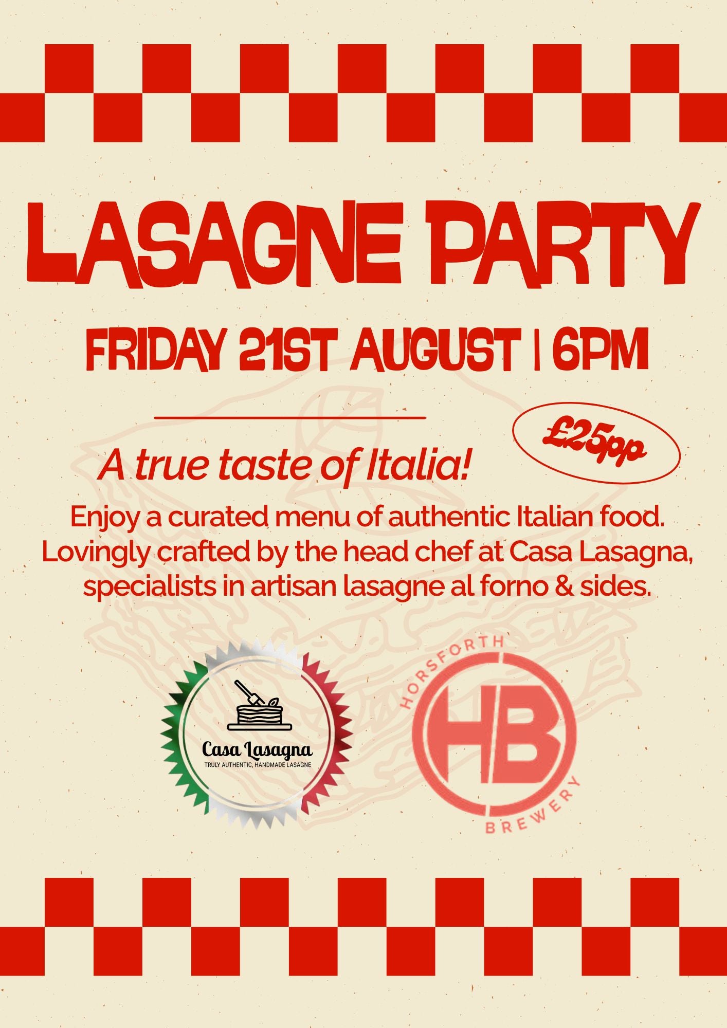 Lasagne Party!