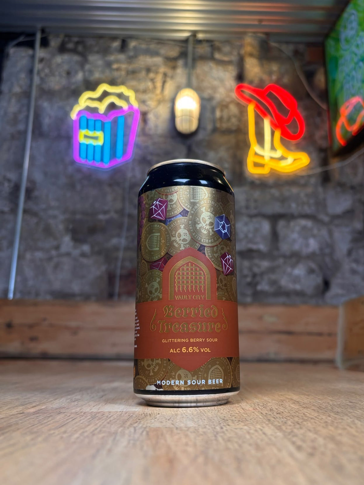 Berried Treasure - 6.6% Glimmering Berry Sour - Vault City - 440ml Can
