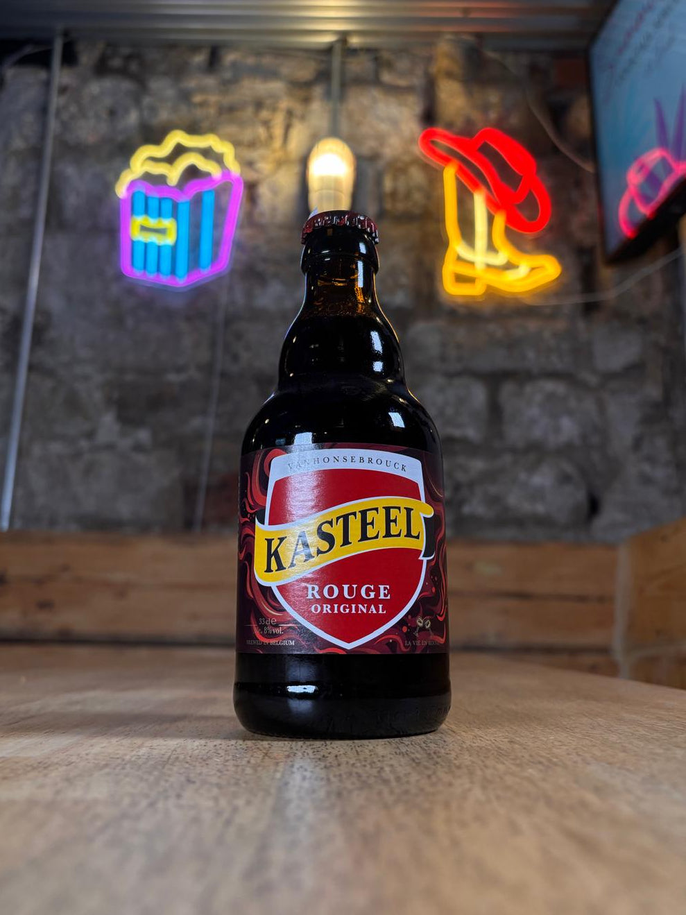 Rouge - 8% Cherry Fruit Beer - Kasteel - 330ml Bottle