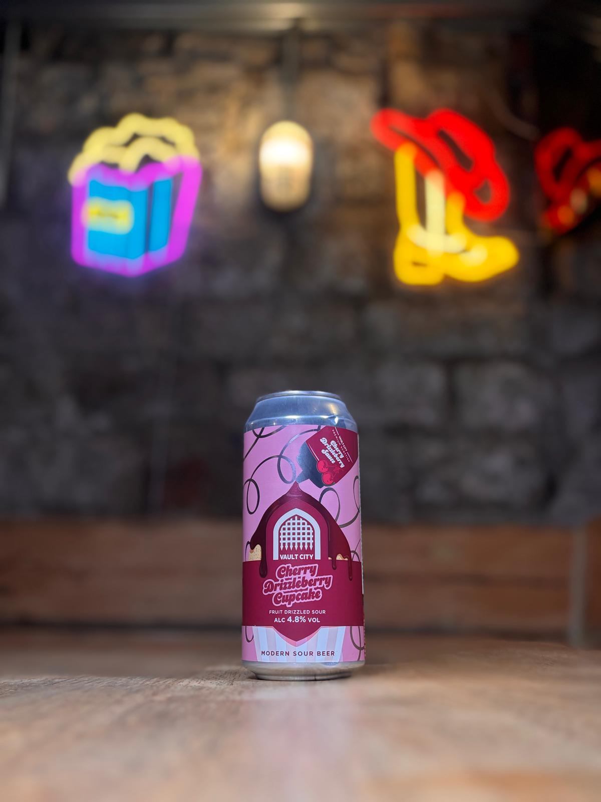 Cherry Drizzleberry Cupcake – 4.8% Sour - Vault City - 440ml Can