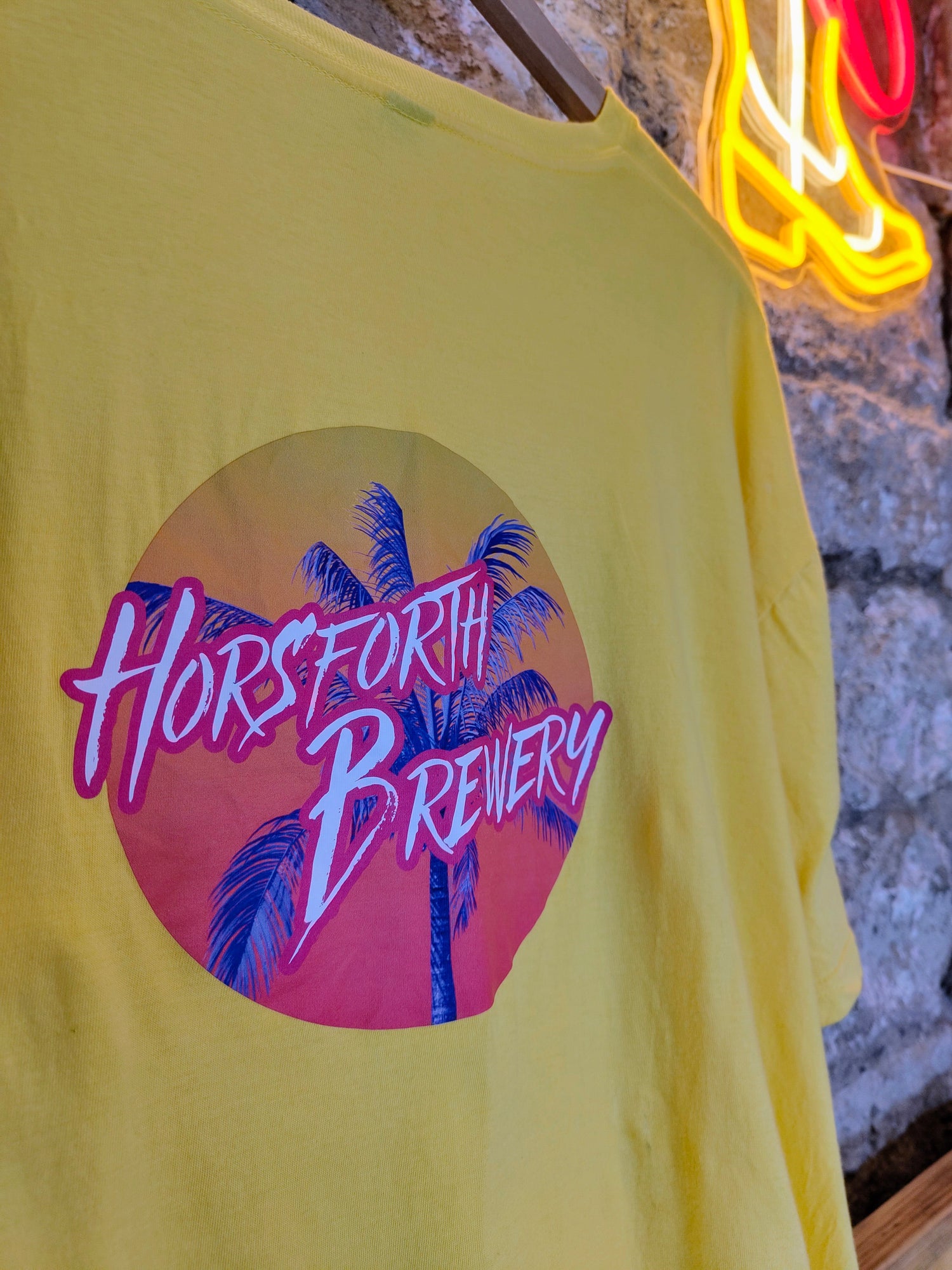 Horsforth Brewery Vice T-Shirt - Yellow