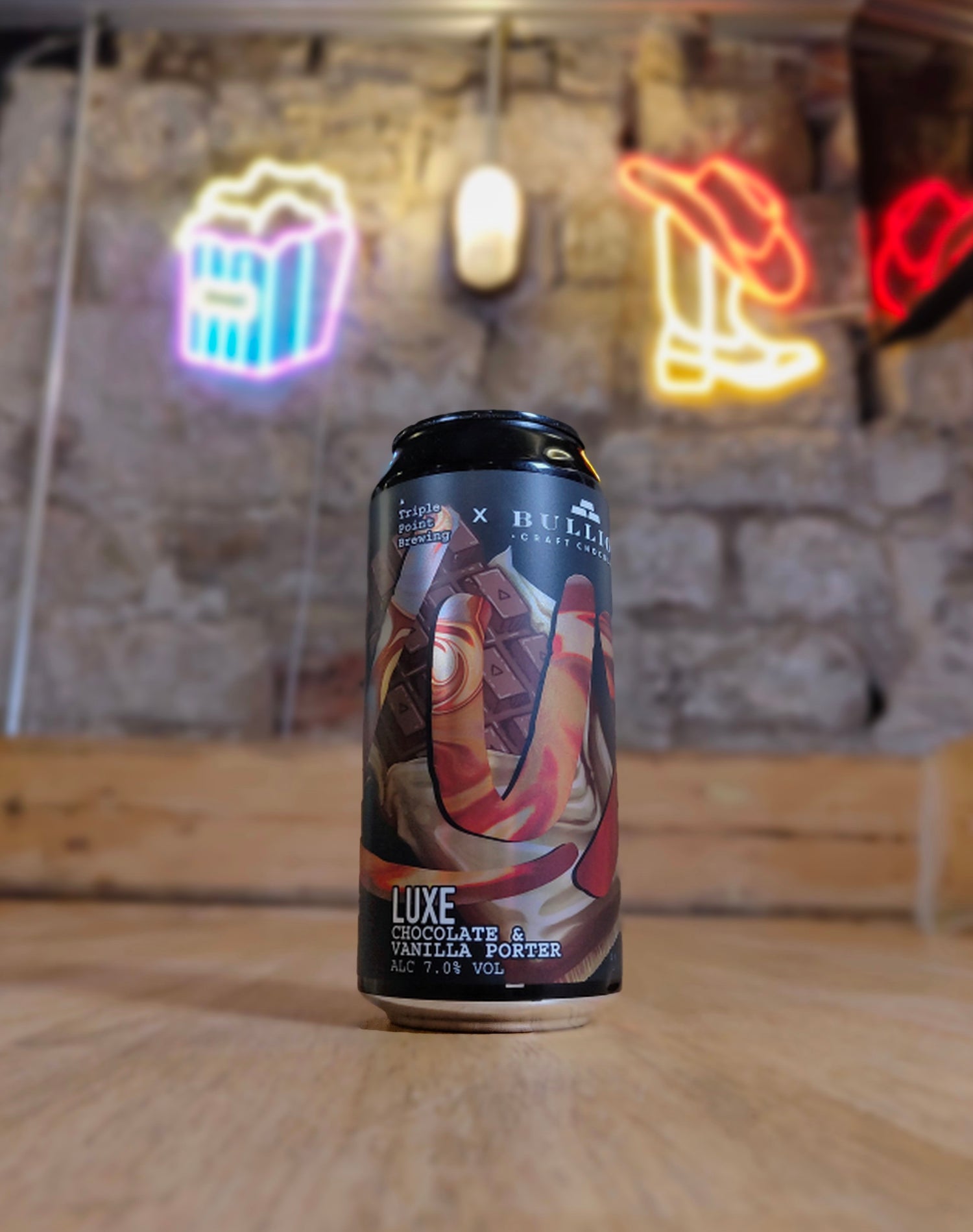 Luxe - 7% Chocolate & Vanilla Porter - Triple Point Brewing - 440ml Can