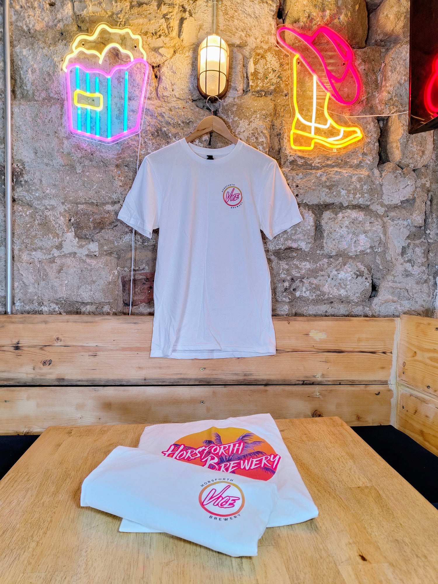 Horsforth Brewery Vice T-Shirt - White