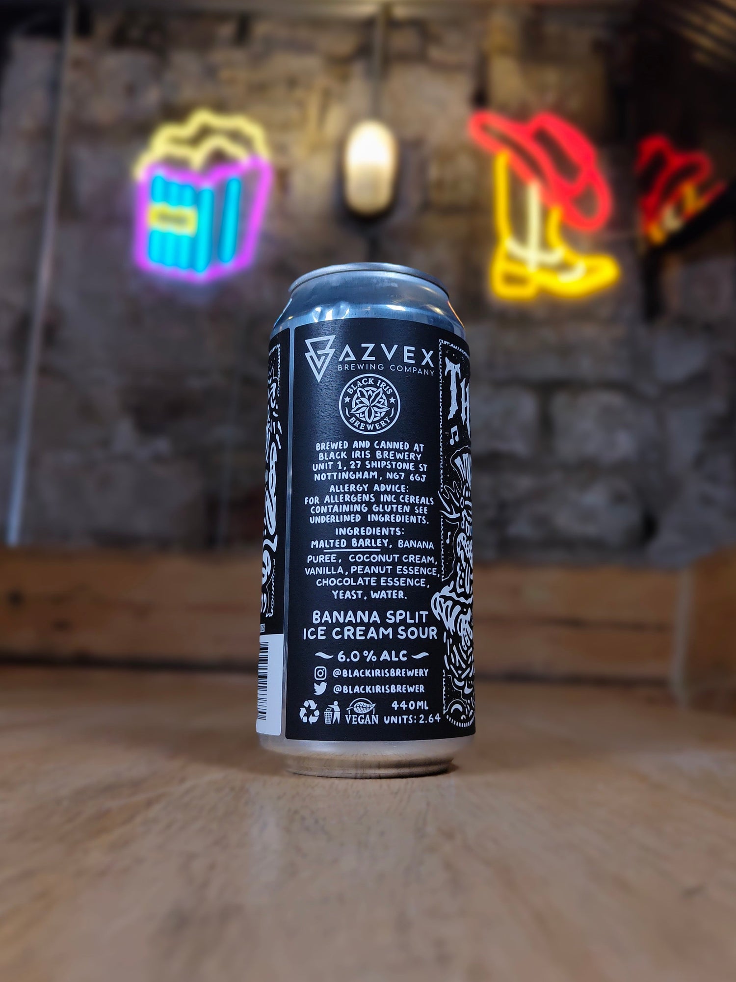 The Splitz - 6% Ice Cream Sour - Black Iris x Azvex - 440ml Can