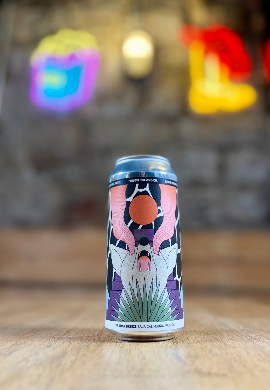 Yarima Breeze - 5.5% Baja California IPA - Piglove Brewing Co - 440ml Can