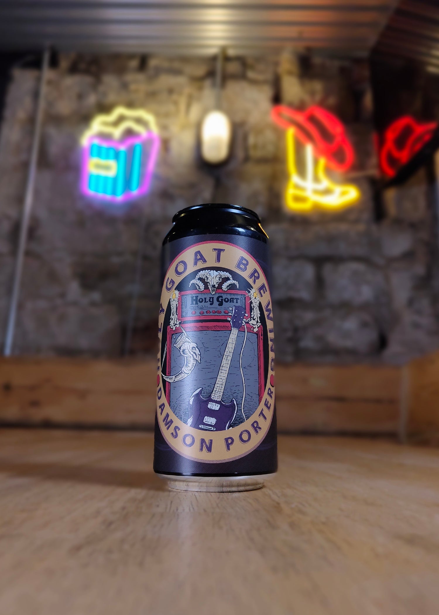 Damson Porter - 5.4% Export Plum Porter - Holy Goat Brewing - 440ml Can