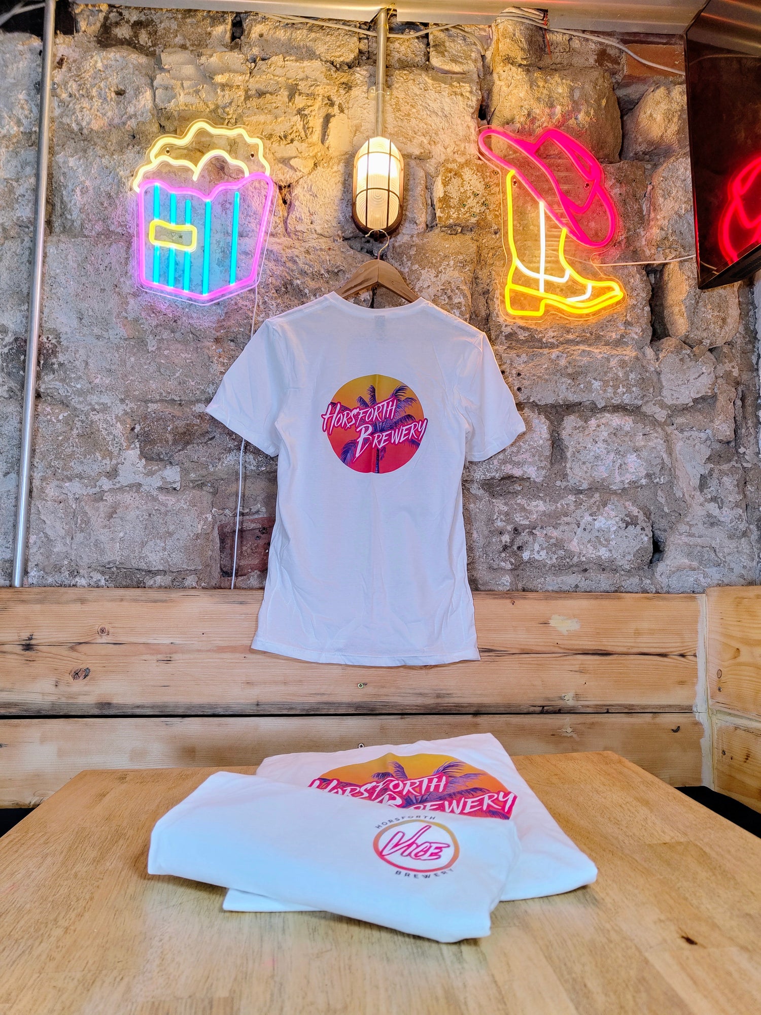 Horsforth Brewery Vice T-Shirt - White
