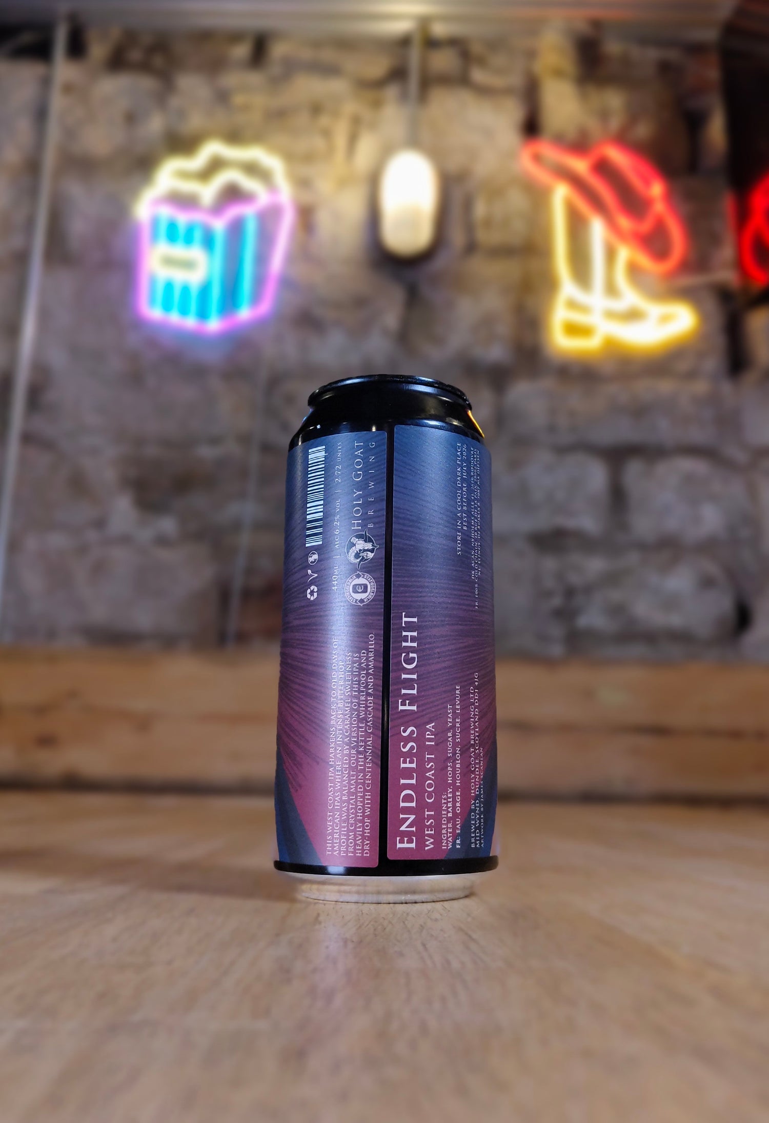 Endless Flight - 6.2% West Coast IPA - Holy Goat Brewing - 440ml Can