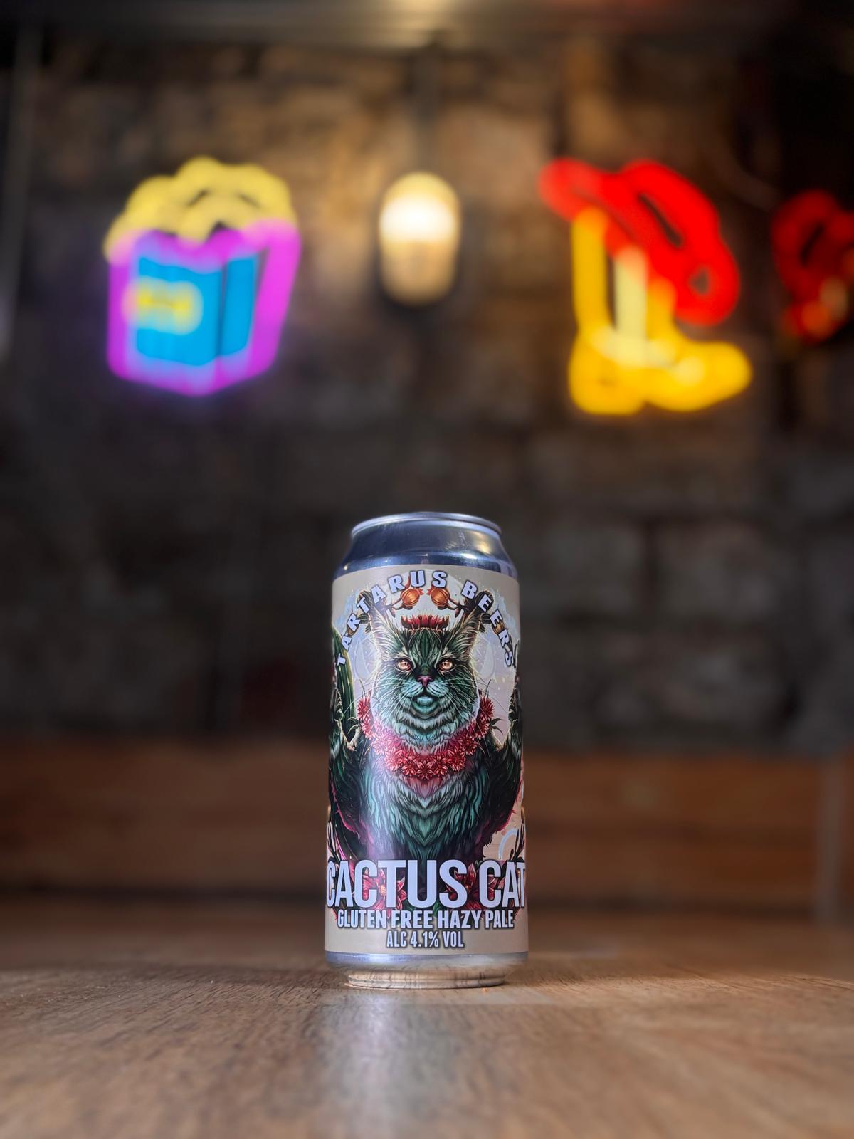 Cactus Cat - 4.1% GF Pale Ale - Tartarus - 440ml Can