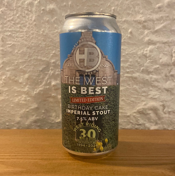 The West is Best - 7.5% Birthday Cake Imperial Stout - Horsforth Brewery - 440ml Can
