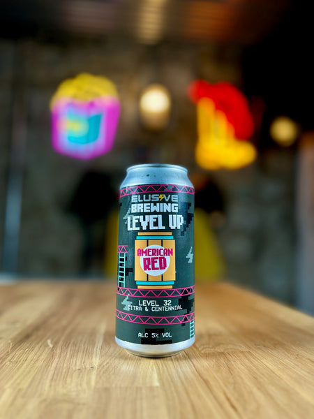 Level Up - 5.0% American Red Ale - Elusive Brewing - 440ml Can