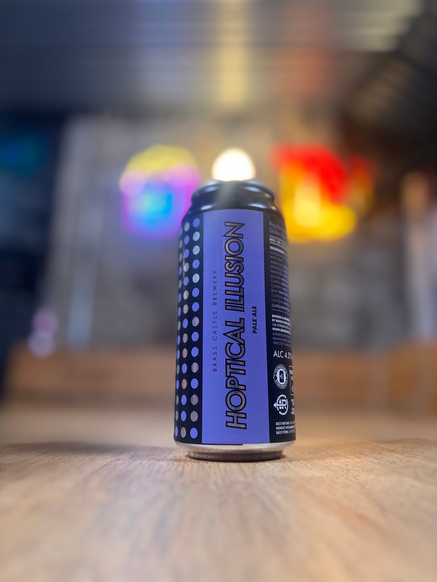 Hoptical Illusion - 4.3% GF Pale Ale - Brass Castle- 440ml Can