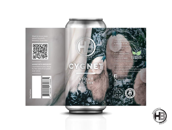 Cygnet - 4.1% Stout - Horsforth Brewery - 440ml Can