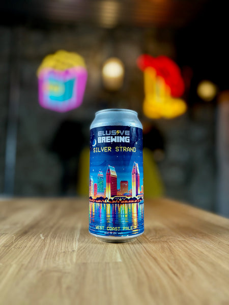 Silver Strand - 5.2% West Coast Pale - Elusive Brewing - 440ml Can