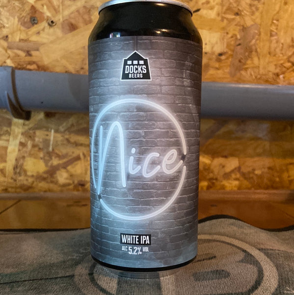 Nice - 5.2% White IPA - Docks Beer - 440ml can