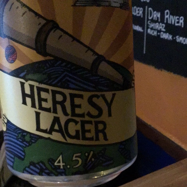 Heresy Lager - 4.5% Lager -  Abbeydale - 440ml Can