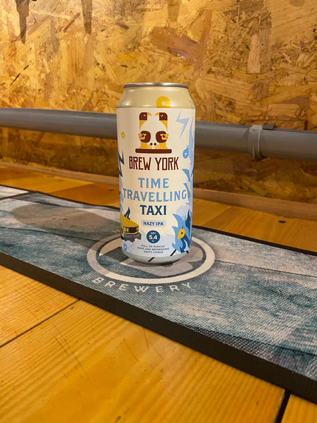 Time Travelling Taxi - 5.4% Hazy IPA - Brew York - 440ml can
