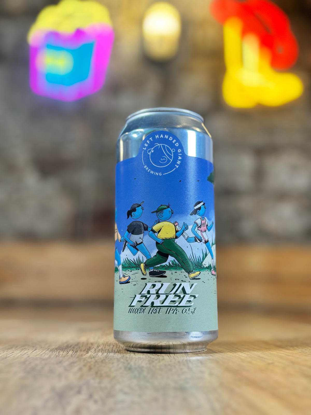 Run Free, 0.5% IPA from Left Handed Giant Brewing in a 440ml can