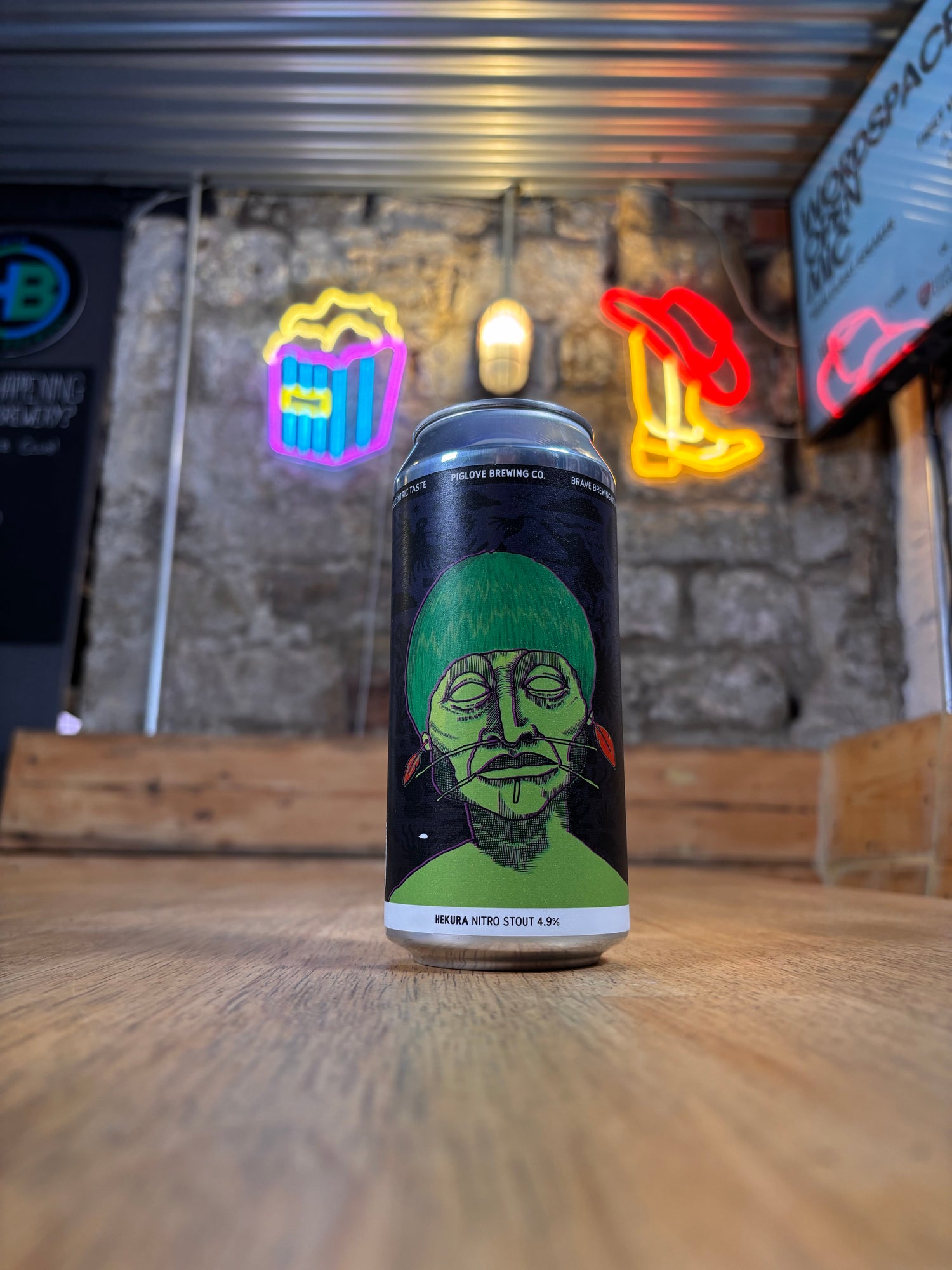 Hekura - 4.9% Nitro Stout - Piglove Brewing Co - 440ml Can