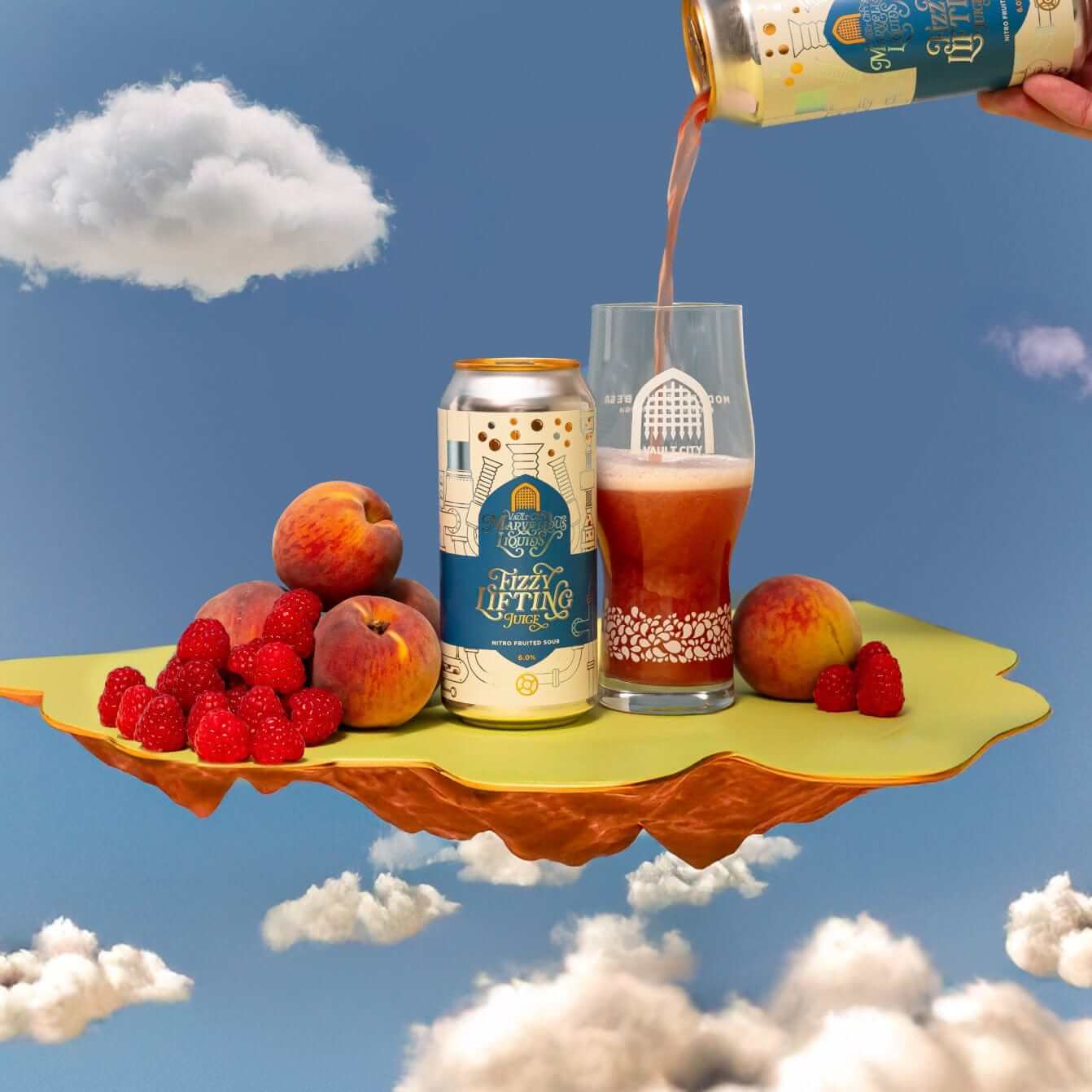Fizzy Lifting Juice - 6% Nitro Sour - Vault City - 440ml can