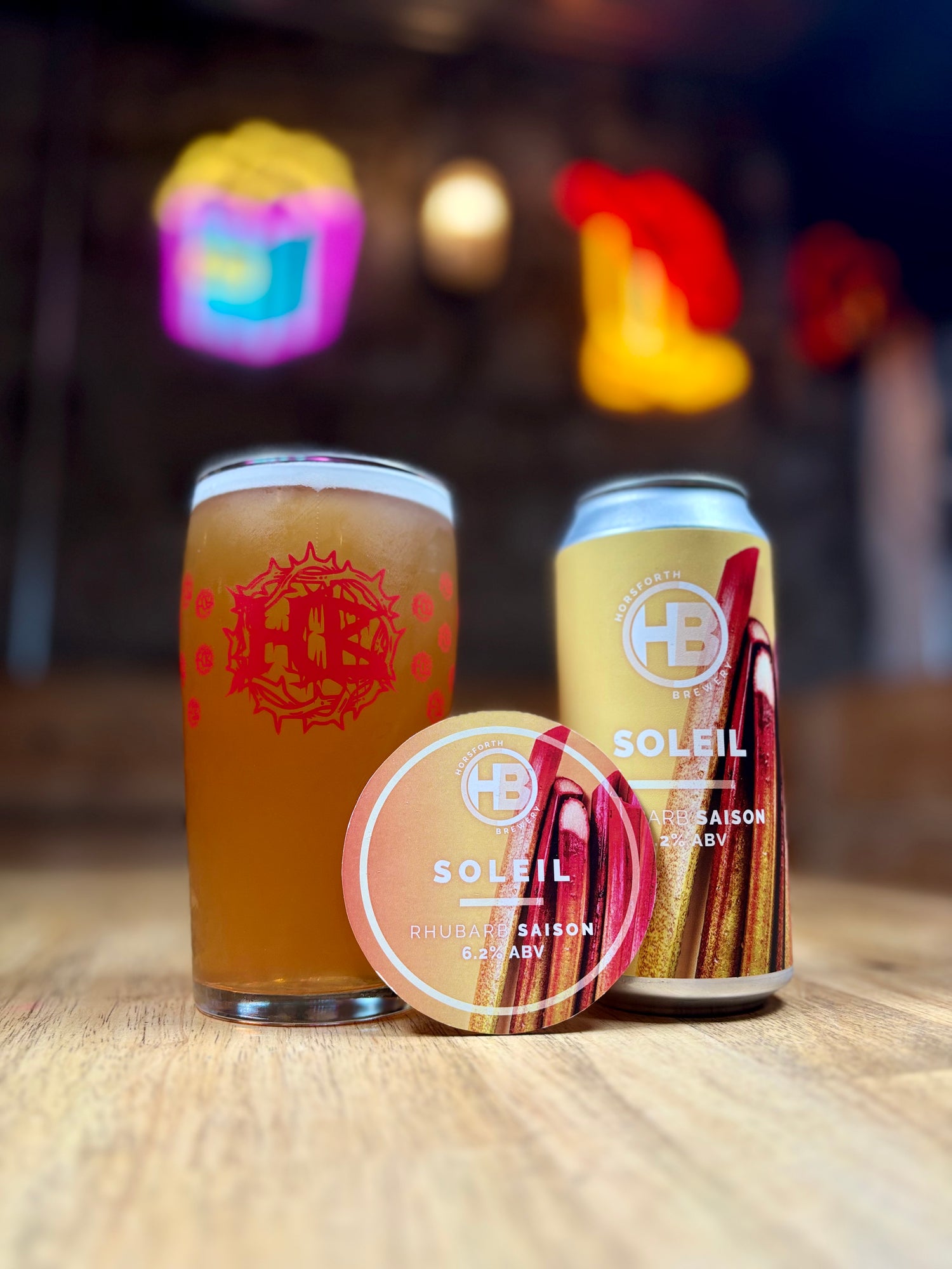 Soleil - 6.2% Rhubarb Saison - Horsforth Brewery - 440ml Can