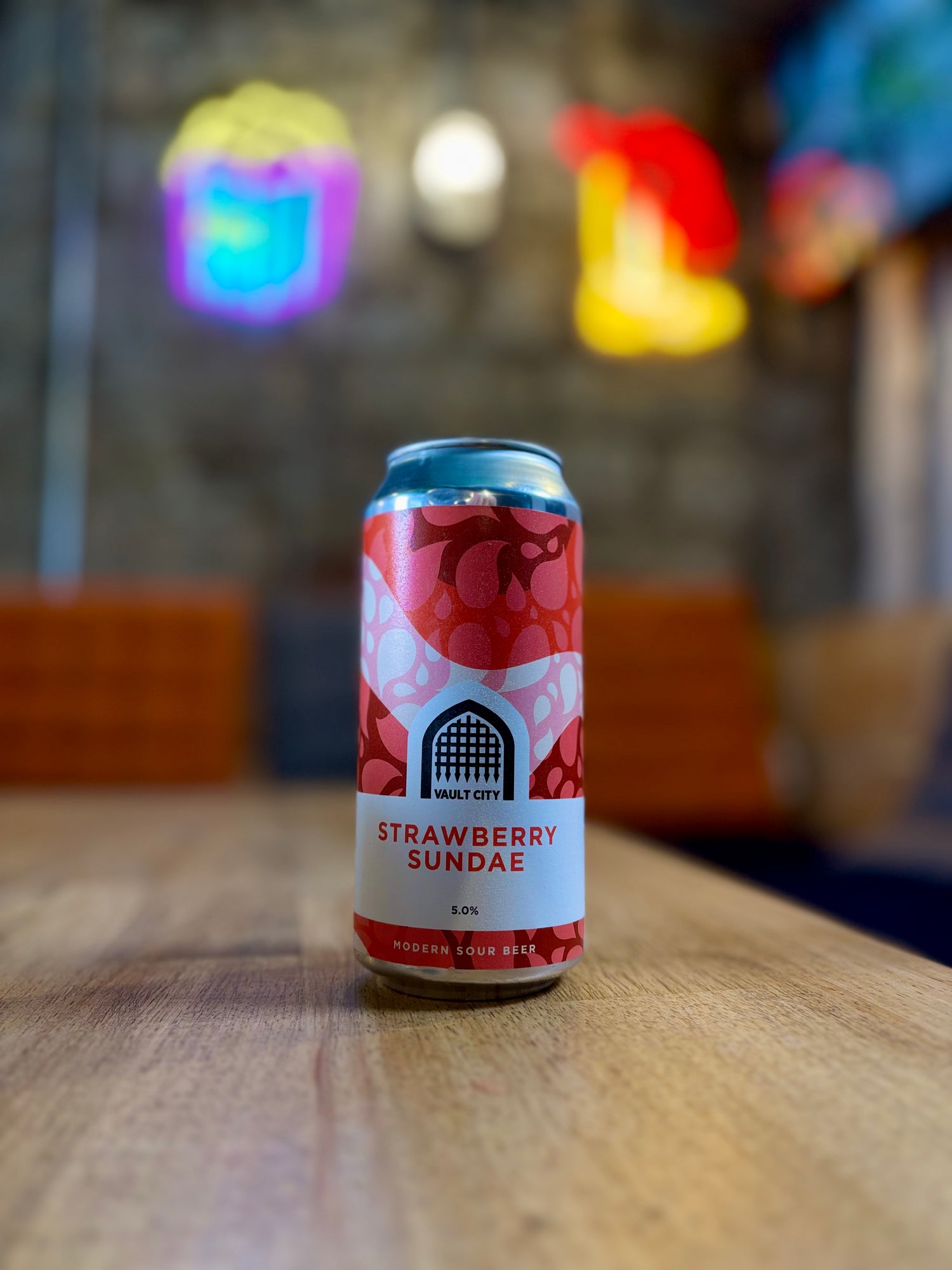 Strawberry Sundae - 5.0% Sour - Vault City - 440ml Can