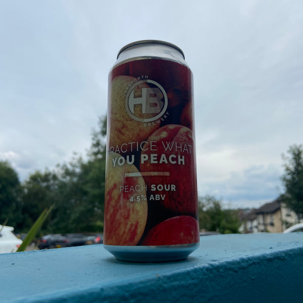 Practice what you Peach - 4.5% Peach Sour - Horsforth Brewery - 440ml Can