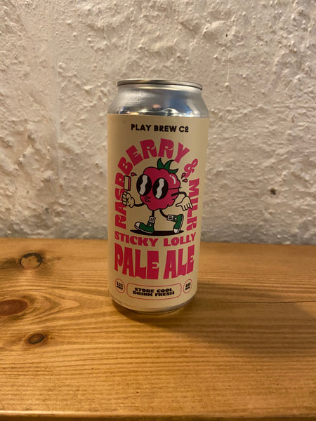 Sticky Lolly Pale - 5.5% Raspberry & Milk Pale - Play Brew - 440ml can