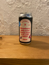 Strawberry Jelly Sour - 5.5% Strawberry & Ice Cream Sour - Play Brew - 440ml can