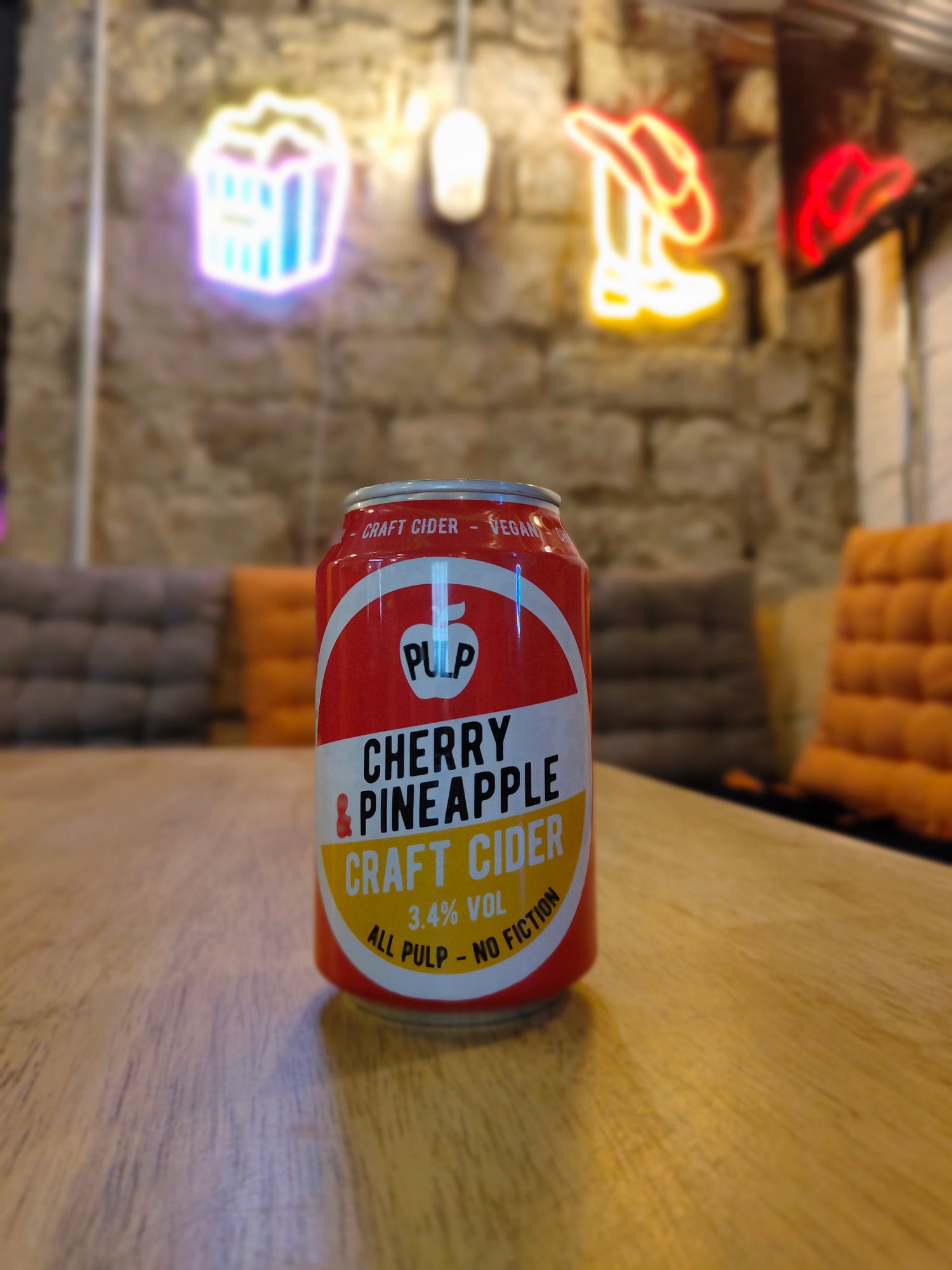 Cherry & Pineapple Cider - 3.4% Craft Cider - Pulp - 330ml Can