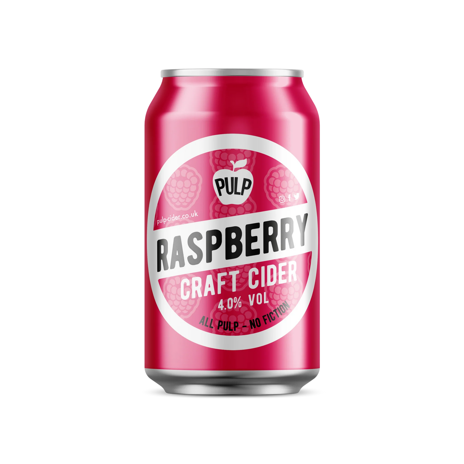 Raspberry cider - Pulp - 4% fruit cider - 330ml can