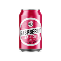 Raspberry cider - Pulp - 4% fruit cider - 330ml can