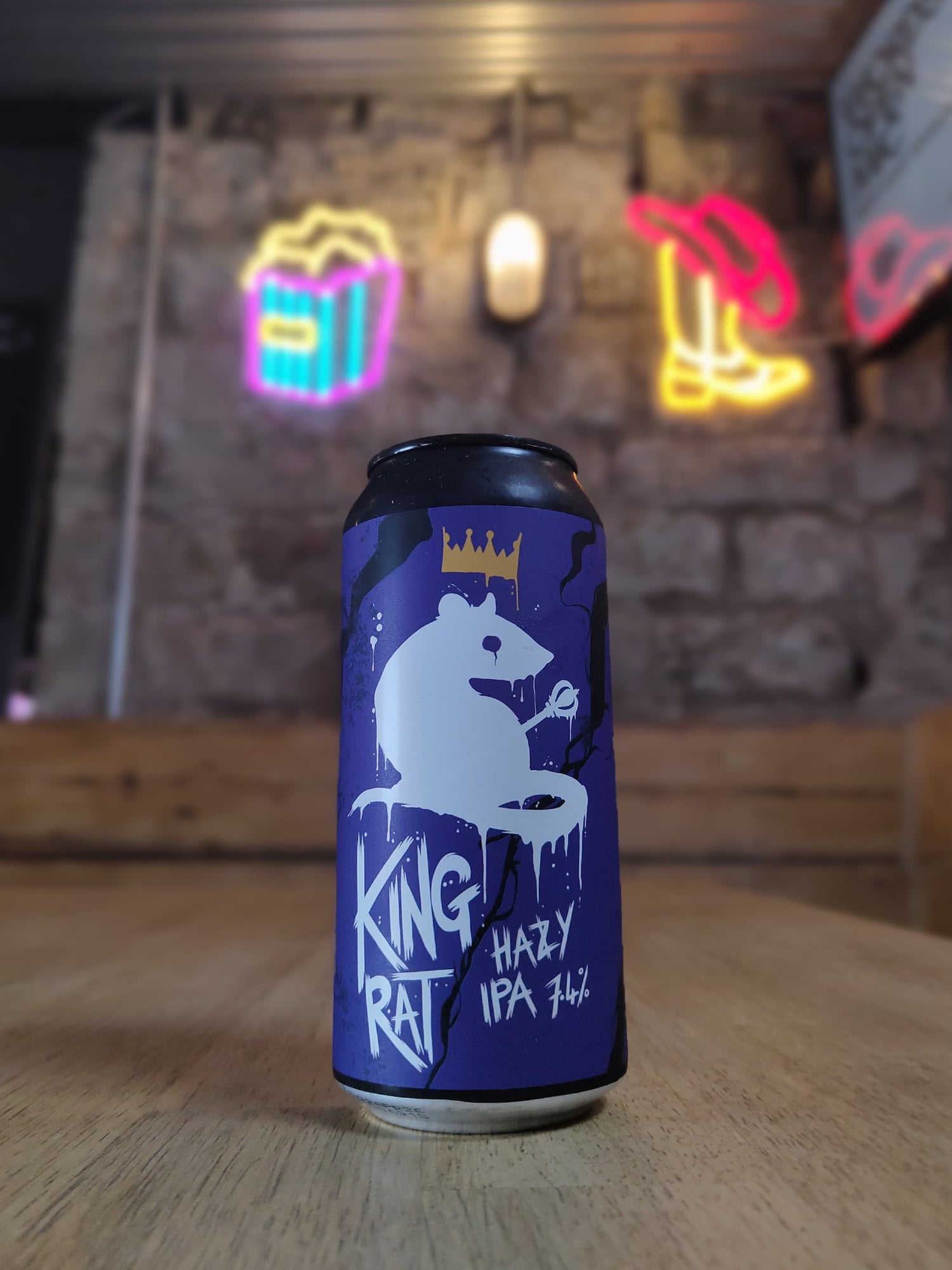 King Rat - 7.4% Hazy IPA - OSSETT - 440ml Can